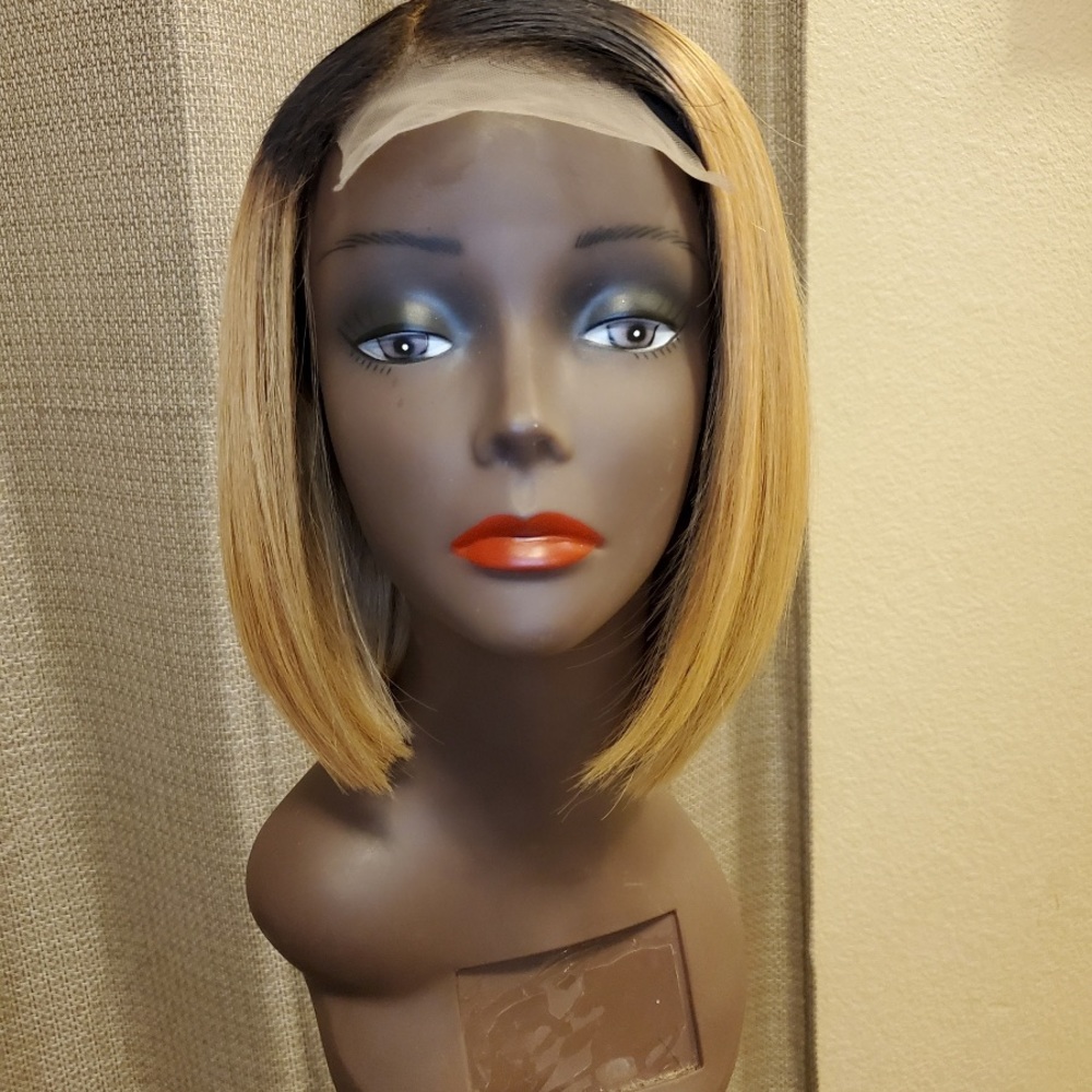 10 inch human hair wig.
